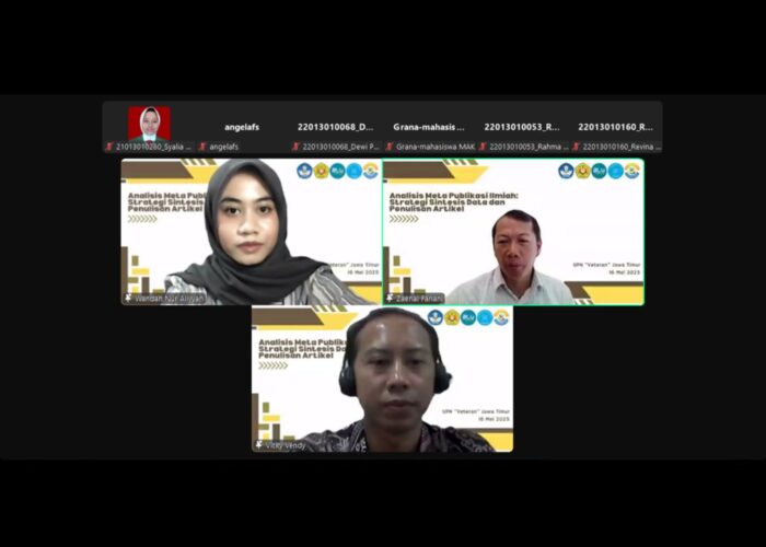 Guest Lecture: Meta-Analisis untuk Publikasi Ilmiah, Strategi Sintesis Data dan Penulisan Artikel
